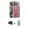 MARSİLYAN™- iPhone 15 Pro Kılıf Zirve Modern Prime - Siyah Polymer Nano Ekran Koruyucu + Raze Metal Kamera Lens - GS