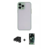 MARSİLYAN™- iPhone 15 Pro Max Kılıf Ahenk Çizgi Serisi - Şeffaf 360 Full Body Arka Koruyucu + Raze Metal Kamera Lens - TMGI