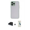 MARSİLYAN™- iPhone 15 Pro Max Kılıf Ahenk Çizgi Serisi - Şeffaf Pasifik Cam Ekran Koruyucu + Raze Metal Kamera Lens - LT