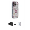 MARSİLYAN™- iPhone 15 Pro Max Kılıf Ahenk Modern Serisi - Siyah Bilvis 0.18mm Plus Cam Ekran Koruyucu + Raze Metal Kamera Lens - SH