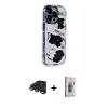 MARSİLYAN™- iPhone 15 Pro Max Kılıf Ahenk Modern Serisi - Siyah Bilvis 3D Cam Ekran Koruyucu + Raze Metal Kamera Lens - TMGI