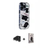 MARSİLYAN™- iPhone 15 Pro Max Kılıf Ahenk Modern Serisi - Siyah Bilvis Hayalet Cam Ekran Koruyucu + Raze Metal Kamera Lens - TMGI