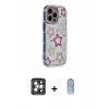 MARSİLYAN™- iPhone 15 Pro Max Kılıf Ahenk Modern Serisi - Siyah Joko Magic 5D Cam + PVD Metal Kamera Lens - GI