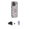 MARSİLYAN™- iPhone 15 Pro Max Kılıf Ahenk Modern Serisi - Siyah Joko Magic 5D Cam + Titanyum Gri Raze Metal Kamera Lens