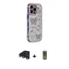 MARSİLYAN™- iPhone 15 Pro Max Kılıf Ahenk Modern Serisi - Siyah Joko Magic 5D Hayalet Cam + Raze Metal Kamera Lens - LT