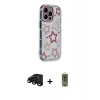 MARSİLYAN™- iPhone 15 Pro Max Kılıf Ahenk Modern Serisi - Siyah Joko Magic 5D Hayalet Cam + Raze Metal Kamera Lens - SH