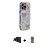 MARSİLYAN™- iPhone 15 Pro Max Kılıf Ahenk Modern Serisi - Siyah Joko Magic 5D Hayalet Cam + Raze Metal Kamera Lens - SH