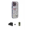 MARSİLYAN™- iPhone 15 Pro Max Kılıf Ahenk Modern Serisi - Siyah Joko Magic 5D Hayalet Cam + Raze Metal Kamera Lens - TMGI
