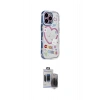MARSİLYAN™- iPhone 15 Pro Max Kılıf Ahenk Modern Serisi - Siyah Vanessa Magic Hayalet Cam