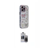 MARSİLYAN™- iPhone 15 Pro Max Kılıf Ahenk Modern Serisi - Siyah Vanessa Magic Hayalet Cam