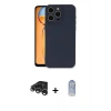 MARSİLYAN™- iPhone 15 Pro Max Kılıf Ahenk Serisi - Siyah Joko Magic 5D Cam + Raze Metal Kamera Lens - GS