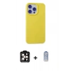 MARSİLYAN™- iPhone 15 Pro Max Kılıf Ahenk Serisi - Siyah Joko Magic 5D Cam + PVD Metal Kamera Lens - TU