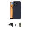 MARSİLYAN™- iPhone 15 Pro Max Kılıf Ahenk Serisi - Siyah Joko Magic 5D Hayalet Cam + Raze Metal Kamera Lens - GS