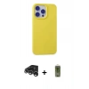 MARSİLYAN™- iPhone 15 Pro Max Kılıf Ahenk Serisi - Siyah Joko Magic 5D Hayalet Cam + Raze Metal Kamera Lens - GS