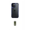 MARSİLYAN™- iPhone 15 Pro Max Kılıf Akış Çizgi Koleksiyonu - Siyah Joko Magic 5D Hayalet Cam