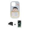 MARSİLYAN™- iPhone 15 Pro Max Kılıf Akış Yansıma - Şeffaf 360 Full Body Arka Koruyucu + Raze Metal Kamera Lens - GS