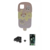 MARSİLYAN™- iPhone 15 Pro Max Kılıf Akış Yansıma - Şeffaf 360 Full Body Arka Koruyucu + Raze Metal Kamera Lens - GS