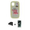 MARSİLYAN™- iPhone 15 Pro Max Kılıf Akış Yansıma - Şeffaf 360 Full Body Arka Koruyucu + Raze Metal Kamera Lens - GS