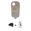 MARSİLYAN™- iPhone 15 Pro Max Kılıf Akış Yansıma - Şeffaf Pasifik Cam Ekran Koruyucu + Raze Metal Kamera Lens - SH