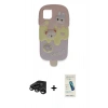 MARSİLYAN™- iPhone 15 Pro Max Kılıf Akış Yansıma - Şeffaf Pasifik Cam Ekran Koruyucu + Raze Metal Kamera Lens - TMGI