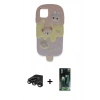 MARSİLYAN™- iPhone 15 Pro Max Kılıf Akış Yansıma - Siyah 360 Mat Full Body Arka Koruyucu + Raze Metal Kamera Lens - TMGI