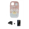 MARSİLYAN™- iPhone 15 Pro Max Kılıf Akış Yansıma - Siyah 3D Antistatik Hayalet Cam Ekran Koruyucu + Raze Metal Kamera Lens - GS