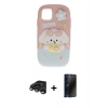MARSİLYAN™- iPhone 15 Pro Max Kılıf Akış Yansıma - Siyah 3D Antistatik Hayalet Cam Ekran Koruyucu + Raze Metal Kamera Lens - TMGI