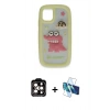 MARSİLYAN™- iPhone 15 Pro Max Kılıf Akış Yansıma - Siyah 3D Antistatik Seramik Nano Ekran Koruyucu + PVD Metal Kamera Lens - TU