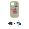 MARSİLYAN™- iPhone 15 Pro Max Kılıf Akış Yansıma - Siyah 3D Antistatik Seramik Nano Ekran Koruyucu + Raze Metal Kamera Lens - TMGI