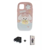 MARSİLYAN™- iPhone 15 Pro Max Kılıf Akış Yansıma - Siyah Bilvis 3D Cam Ekran Koruyucu + Raze Metal Kamera Lens - LT