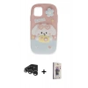 MARSİLYAN™- iPhone 15 Pro Max Kılıf Akış Yansıma - Siyah Bilvis 3D Cam Ekran Koruyucu + Raze Metal Kamera Lens - GS