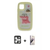MARSİLYAN™- iPhone 15 Pro Max Kılıf Akış Yansıma - Siyah Bilvis 3D Mat Cam Ekran Koruyucu + PVD Metal Kamera Lens - GS