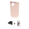 MARSİLYAN™- iPhone 15 Pro Max Kılıf Akış Yansıma - Siyah Bilvis 3D Mat Cam Ekran Koruyucu + Raze Metal Kamera Lens - GS