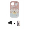 MARSİLYAN™- iPhone 15 Pro Max Kılıf Akış Yansıma - Siyah Bilvis 3D Mat Cam Ekran Koruyucu + Raze Metal Kamera Lens - GS
