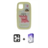 MARSİLYAN™- iPhone 15 Pro Max Kılıf Akış Yansıma - Siyah Bilvis 5in1 3D Magic Cam Ekran Koruyucu + PVD Metal Kamera Lens - GS