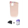 MARSİLYAN™- iPhone 15 Pro Max Kılıf Akış Yansıma - Siyah Bilvis 5in1 3D Magic Cam Ekran Koruyucu + Raze Metal Kamera Lens - LT