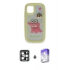 MARSİLYAN™- iPhone 15 Pro Max Kılıf Akış Yansıma - Siyah Bilvis 5in1 3D Magic Cam Ekran Koruyucu + Lacivert PVD Metal Kamera Lens