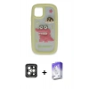 MARSİLYAN™- iPhone 15 Pro Max Kılıf Akış Yansıma - Siyah Bilvis 5in1 3D Magic Cam Ekran Koruyucu + PVD Metal Kamera Lens - GI