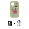 MARSİLYAN™- iPhone 15 Pro Max Kılıf Akış Yansıma - Siyah Bilvis 5in1 3D Magic Cam Ekran Koruyucu + PVD Metal Kamera Lens - TU