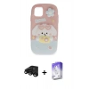 MARSİLYAN™- iPhone 15 Pro Max Kılıf Akış Yansıma - Siyah Bilvis 5in1 3D Magic Cam Ekran Koruyucu + Siyah Raze Metal Kamera Lens