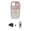 MARSİLYAN™- iPhone 15 Pro Max Kılıf Akış Yansıma - Siyah Bilvis Hayalet Cam Ekran Koruyucu + Raze Metal Kamera Lens - TMGI