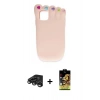 MARSİLYAN™- iPhone 15 Pro Max Kılıf Akış Yansıma - Siyah Buffer Cam Ekran Koruyucu + Raze Metal Kamera Lens - TMGI