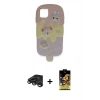 MARSİLYAN™- iPhone 15 Pro Max Kılıf Akış Yansıma - Siyah Buffer Cam Ekran Koruyucu + Raze Metal Kamera Lens - TMGI