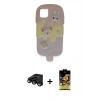 MARSİLYAN™- iPhone 15 Pro Max Kılıf Akış Yansıma - Siyah Buffer Cam Ekran Koruyucu + Raze Metal Kamera Lens - SH