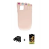 MARSİLYAN™- iPhone 15 Pro Max Kılıf Akış Yansıma - Siyah Buffer Cam Ekran Koruyucu + Raze Metal Kamera Lens - SH