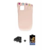 MARSİLYAN™- iPhone 15 Pro Max Kılıf Akış Yansıma - Siyah Buffer Hayalet Cam Ekran Koruyucu + Raze Metal Kamera Lens - GS