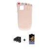 MARSİLYAN™- iPhone 15 Pro Max Kılıf Akış Yansıma - Siyah Buffer Hayalet Cam Ekran Koruyucu + Raze Metal Kamera Lens - TMGI