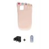 MARSİLYAN™- iPhone 15 Pro Max Kılıf Akış Yansıma - Siyah Joko Magic 5D Cam + Raze Metal Kamera Lens - SH