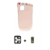 MARSİLYAN™- iPhone 15 Pro Max Kılıf Akış Yansıma - Siyah Joko Magic 5D Hayalet Cam + PVD Metal Kamera Lens - GS