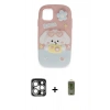 MARSİLYAN™- iPhone 15 Pro Max Kılıf Akış Yansıma - Siyah Joko Magic 5D Hayalet Cam + PVD Metal Kamera Lens - GS